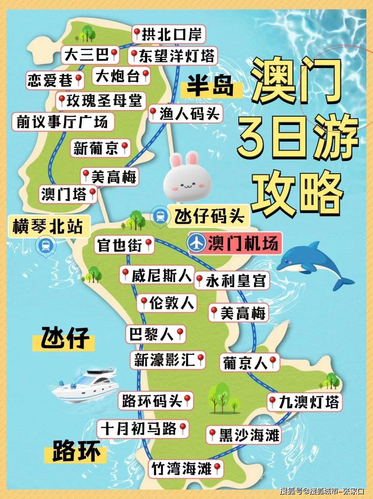 澳門游攻略自由行三日游，澳門三日自由行攻略，深度游澳門